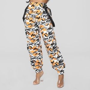 Fashion Nova Just A Little Sus Pants - Orange
